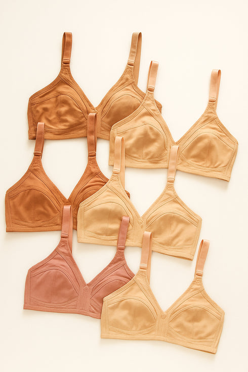 Upto 60% OFF | Pack of 3 Piece Stretchable Cotton Comfort Bras