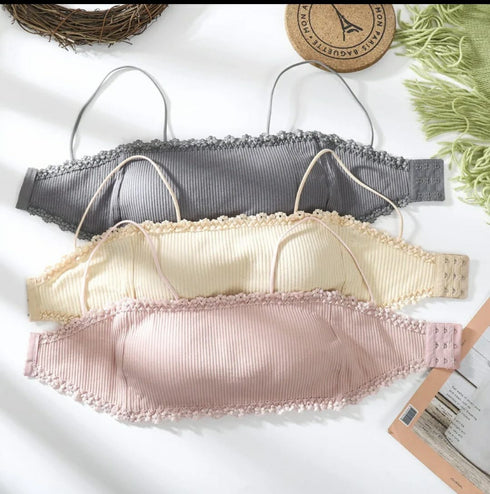 Upto 70% OFF | Pack of 3 Piece Imported Thin Straps Sports Bra