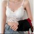 Imported Girls Fashionable Net Floral Crop Tops