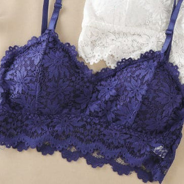 Imported Girls Fashionable Net Floral Crop Tops