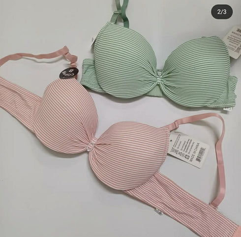 70% OFF | PACK OF 1 PREMIUM IMPORTED LINED PRINTED PADDED PUSHUP BRA | FREE HOME DELIVERY