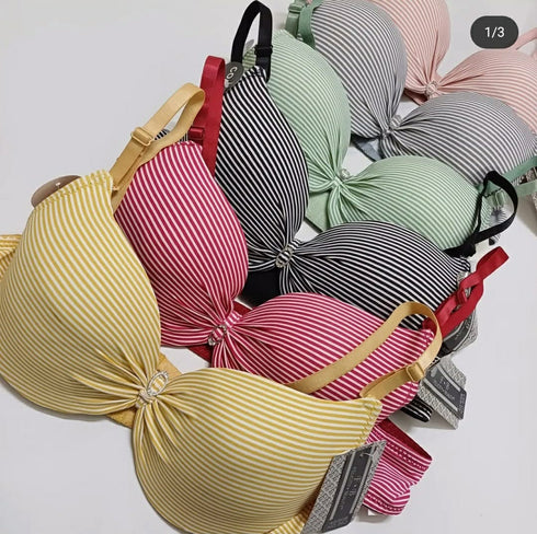 70% OFF | PACK OF 1 PREMIUM IMPORTED LINED PRINTED PADDED PUSHUP BRA | FREE HOME DELIVERY