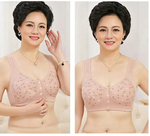 Imported Front-Open Button Bra – Everyday Support