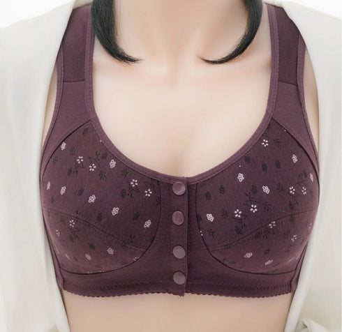 Imported Front-Open Button Bra – Everyday Support