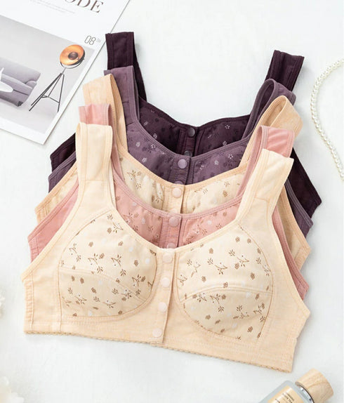 Imported Front-Open Button Bra – Everyday Support