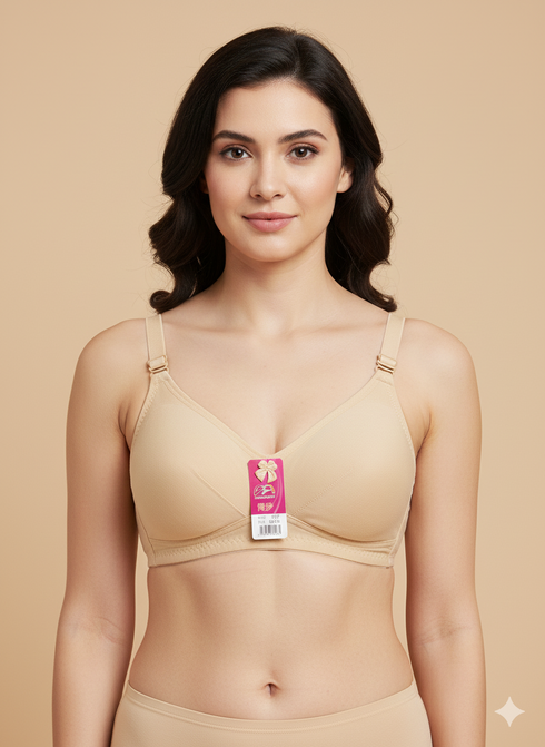 Pack of 3 Piece Soft Stretchable Malai Jersy Comfort Bras