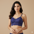 Imported Girls Fashionable Net Floral Crop Tops
