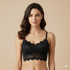 Imported Girls Fashionable Net Floral Crop Tops