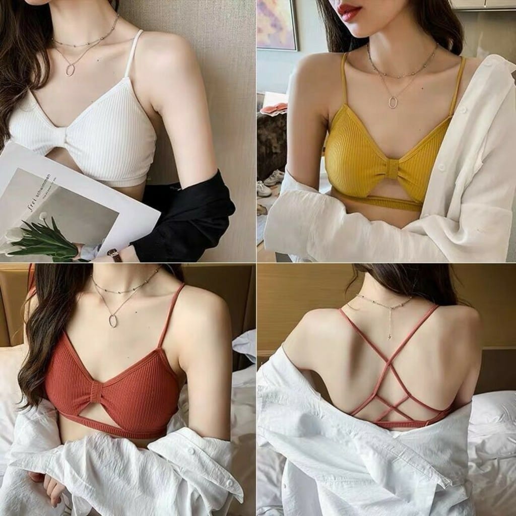 Women Cross Strap Threaded Sports Yoga Pure Cotton Bra | Buy 1 Get 1 Free