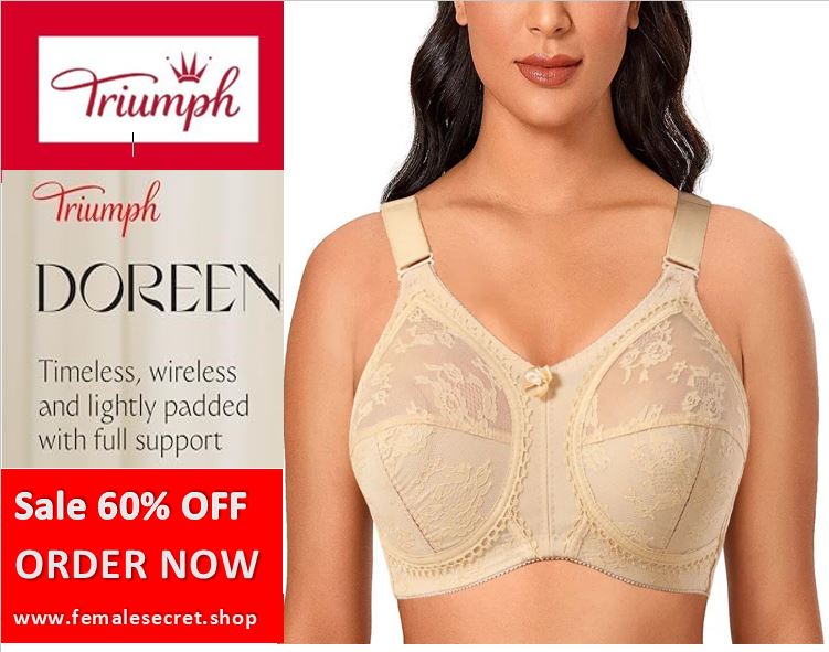 70% OFF | PACK OF 1 IMPORTED TRIUMPH DOREENA BRA BEST FOR SUMMER | FREE HOME DELIVERY