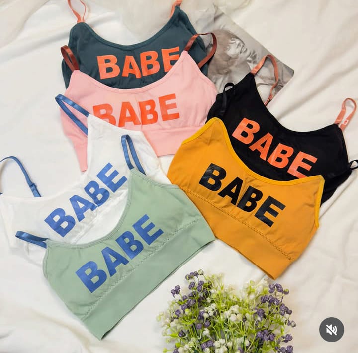 Imported Babe Printed Sports Cami Bra