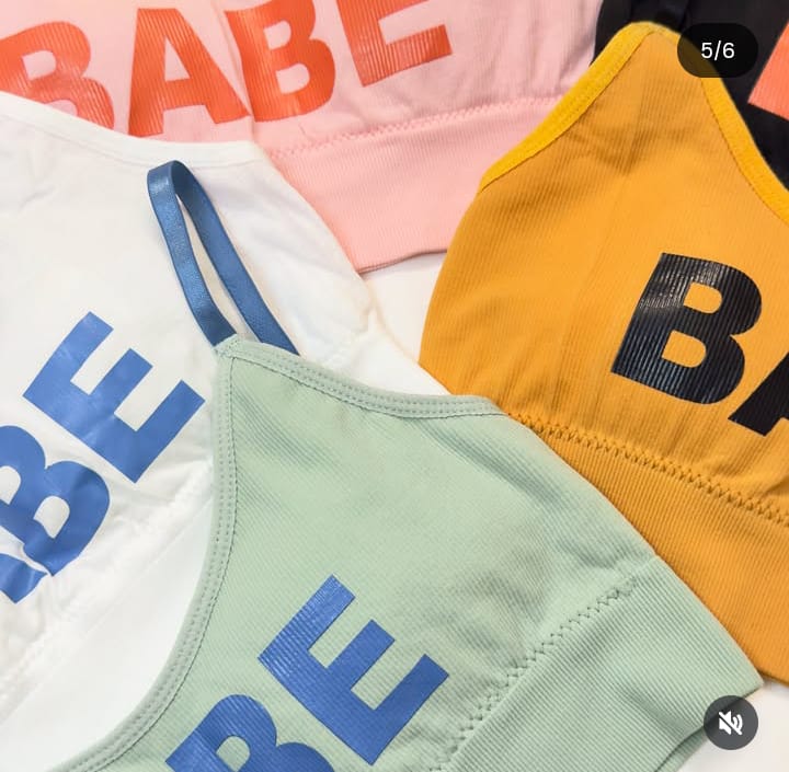 Imported Babe Printed Sports Cami Bra