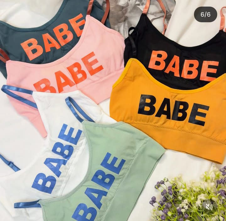 Imported Babe Printed Sports Cami Bra