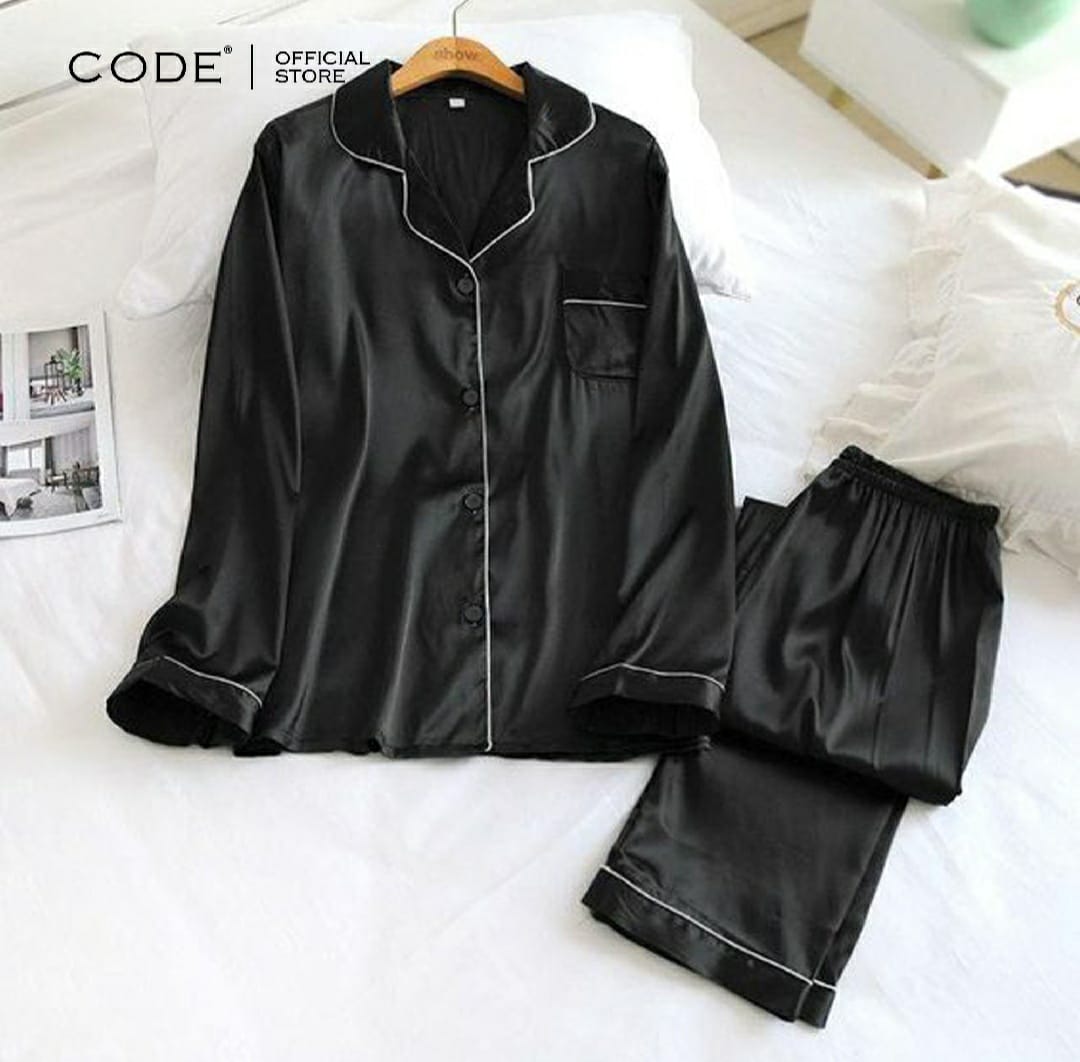 Elegant Silk Ladies Night Suit - Shirt and Trouser Sleepwear Set for Women