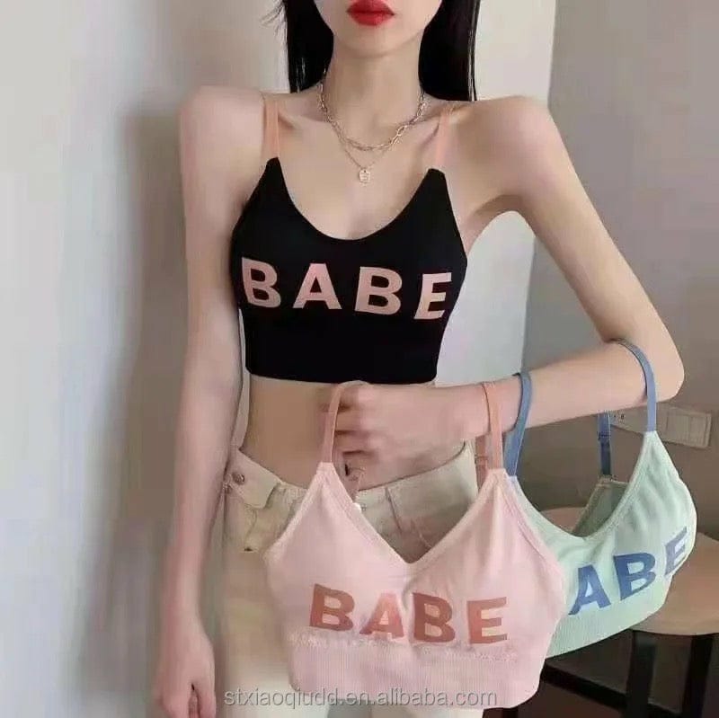Imported Babe Printed Sports Cami Bra