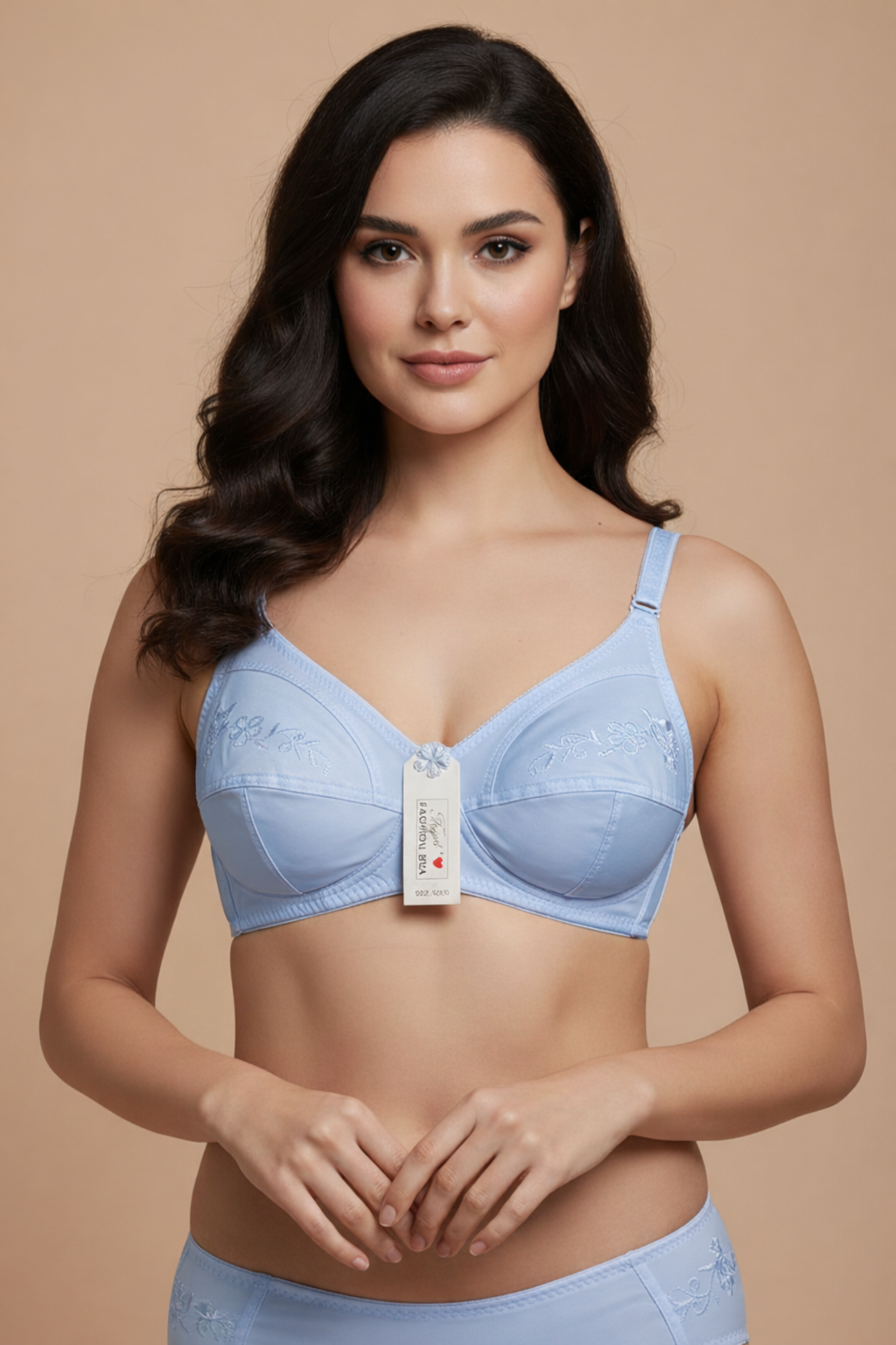 Imported Malai Jersy Embriodery Bra