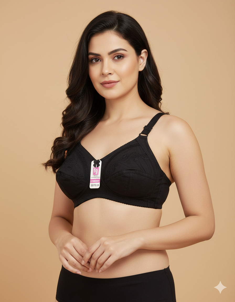 IFG Comfort 16 Pure Cotton Bra ( Free Hook Extender Gift )